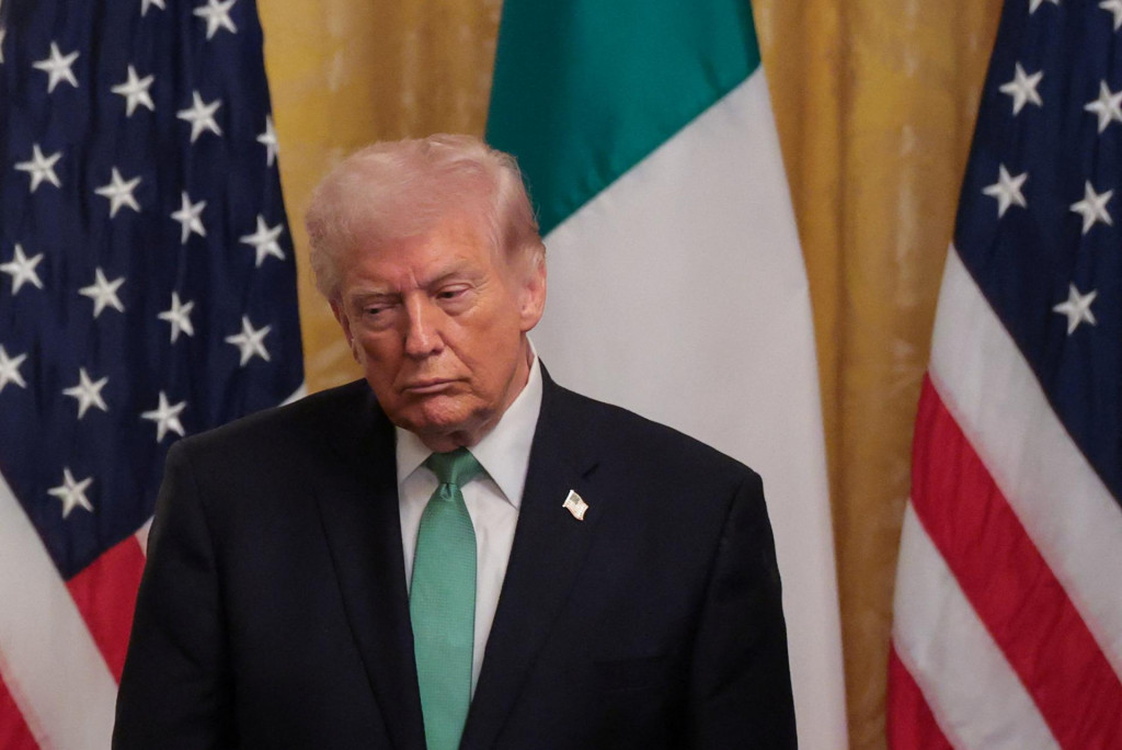 Na sn&iacute;mke americk&yacute; prezident Donald Trump. FOTO: Reuters