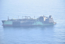 Tanker Arktik Metagaz, označovan&yacute; tiež ako Arctic Metagaz, vypl&aacute;val z rusk&eacute;ho pr&iacute;stavu Murmansk vo febru&aacute;ri. ​FOTO: REUTERS
