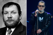Vľavo herec Vladislav M&uuml;ller, vpravo jeho syn, spev&aacute;k Richard M&uuml;ller. FOTO: arch&iacute;v TASR/Miroslav Vojtek, TASR/Jakub Kotian