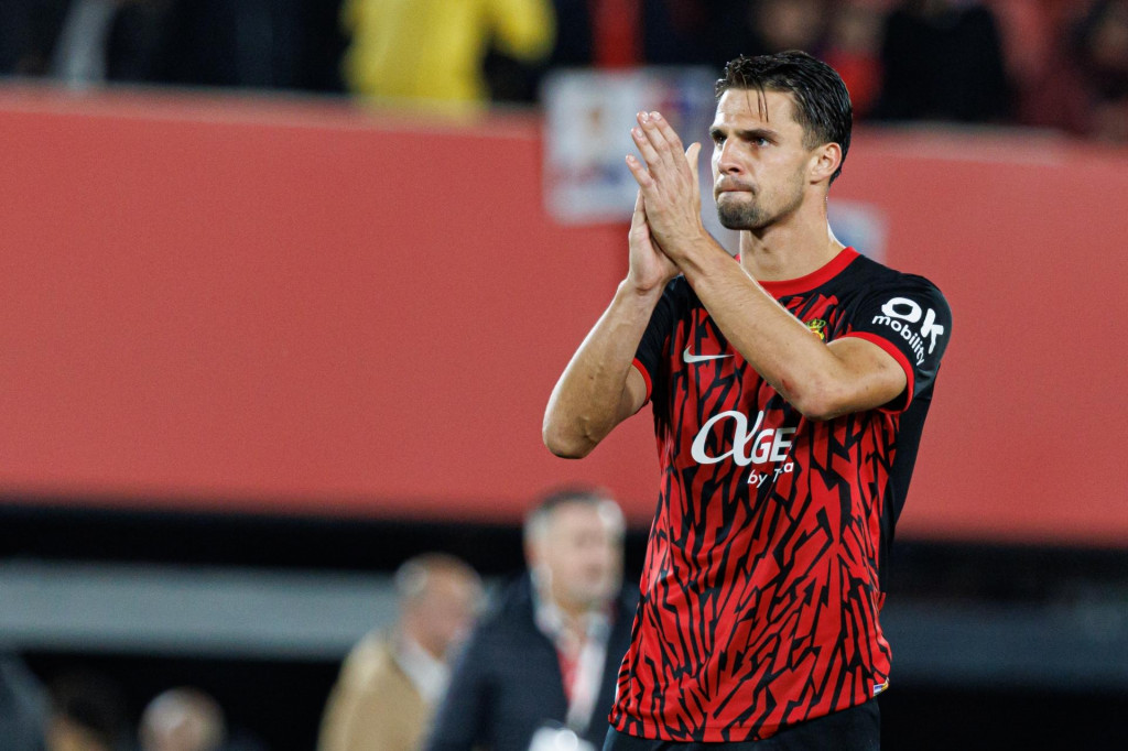 Martin Valjent v drese t&iacute;mu RCD Mallorca. FOTO: Shutterstock