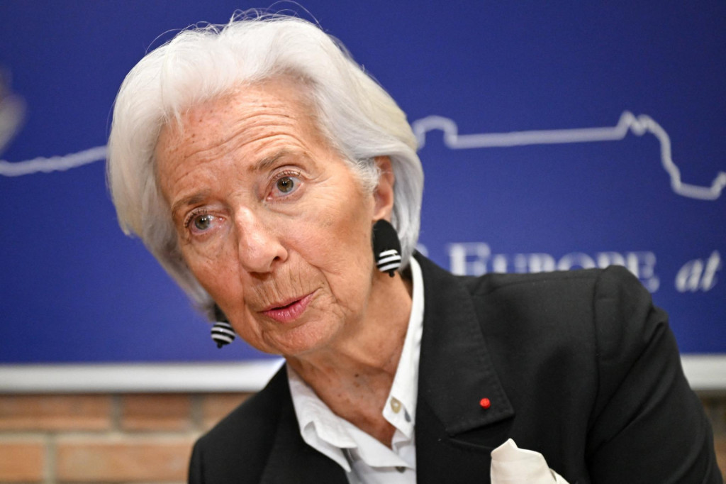 Prezidentka Eur&oacute;pskej centr&aacute;lnej banky Christine Lagardeov&aacute;. FOTO: Reuters