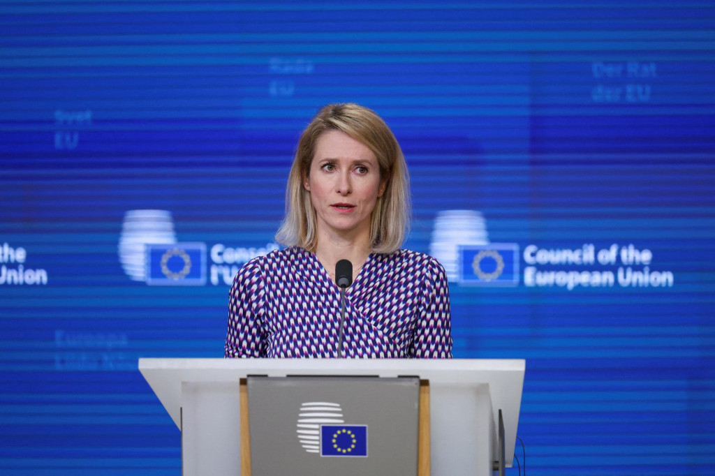 &Scaron;&eacute;fka diplomacie E&Uacute; Kaja Kallasov&aacute;. FOTO: REUTERS