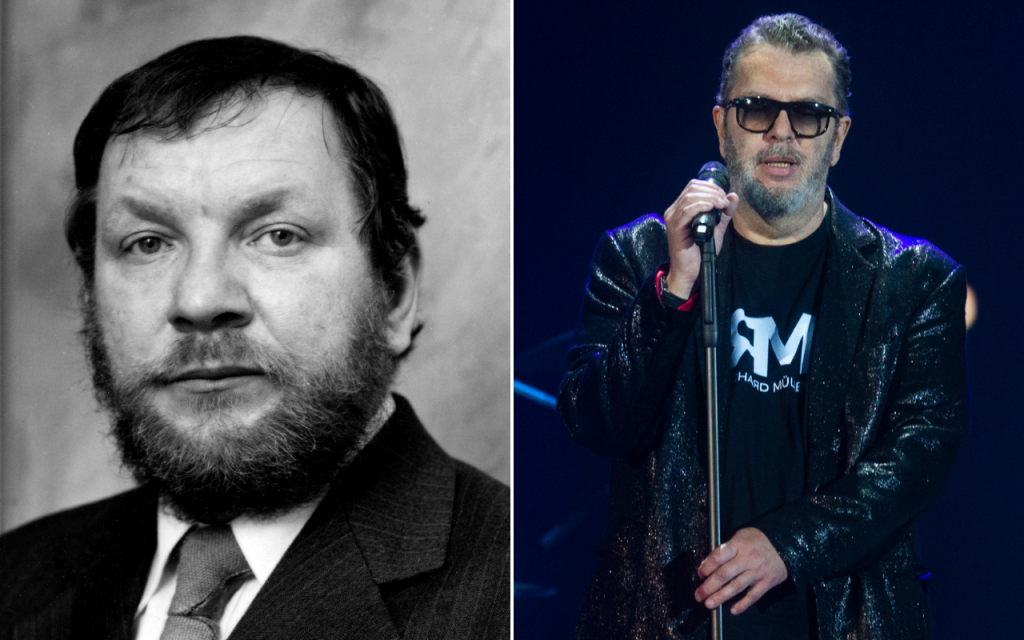 Vľavo herec Vladislav M&uuml;ller, vpravo jeho syn, spev&aacute;k Richard M&uuml;ller. FOTO: arch&iacute;v TASR/Miroslav Vojtek, TASR/Jakub Kotian