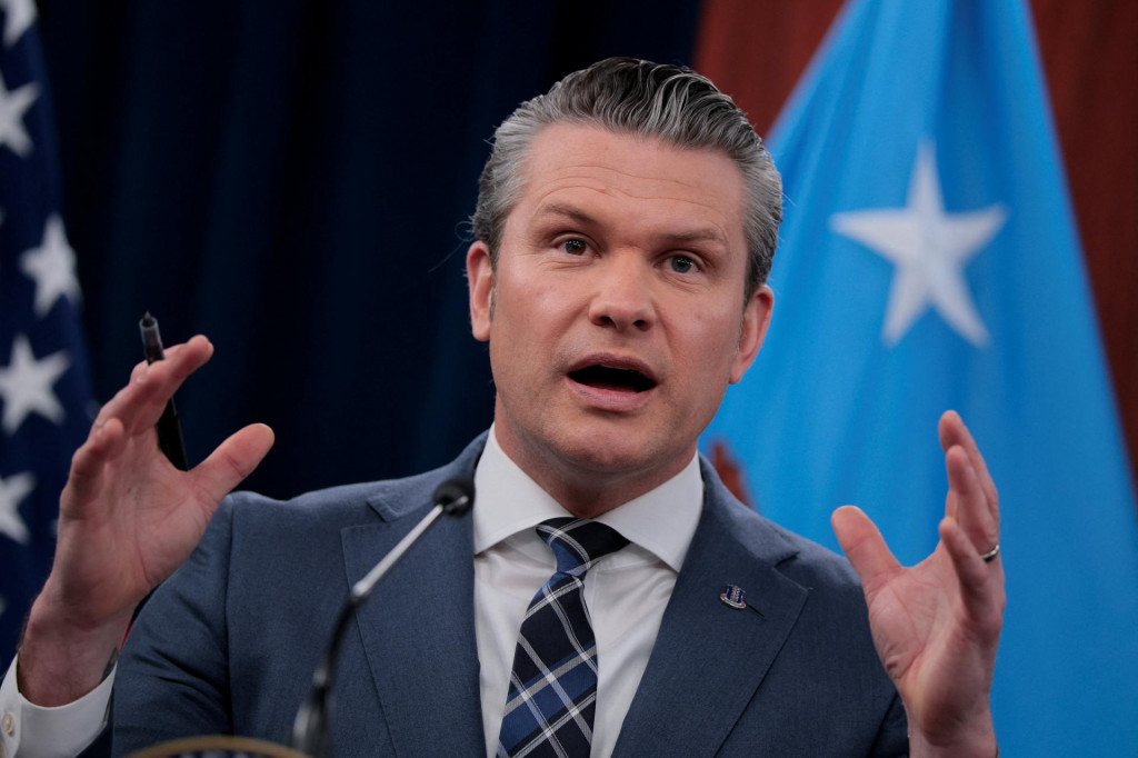 Americk&yacute; minister obrany Pete Hegseth. FOTO: REUTERS