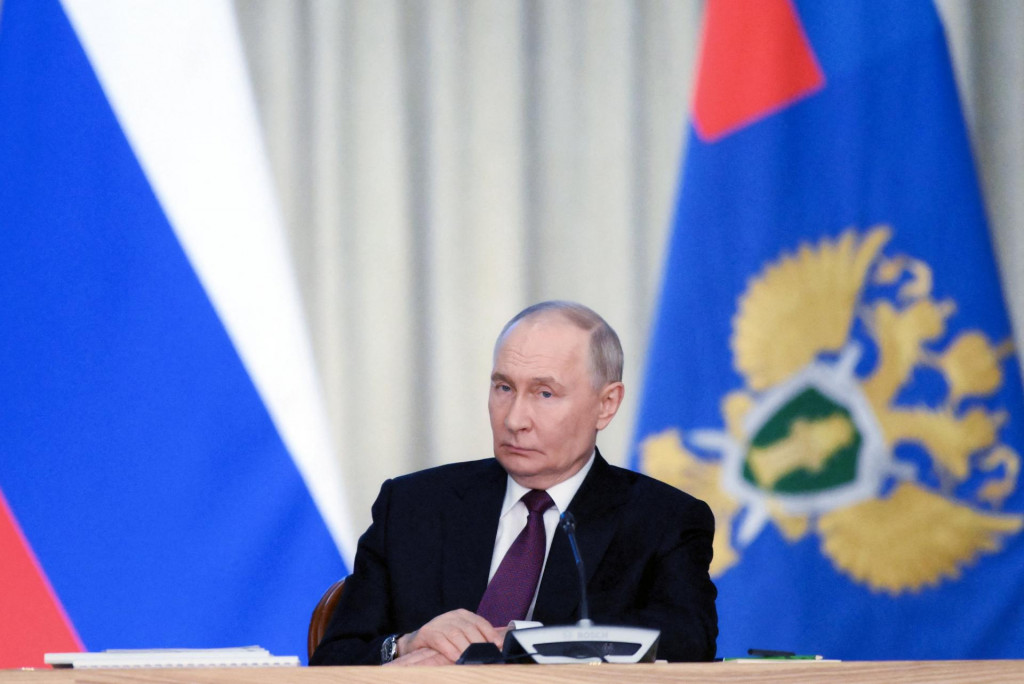 Rusk&yacute; prezident Vladimir Putin. FOTO: Reuters