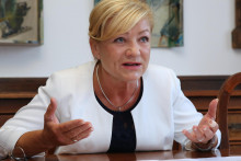 Poslankyňa N&aacute;rodnej rady SR Ľubice La&scaron;&scaron;&aacute;kovej (Hlas-SD). FOTO: Peter Mayer