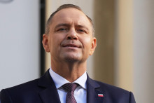 Poľsk&yacute; prezident Karol Nawrocki. FOTO: TASR/AP