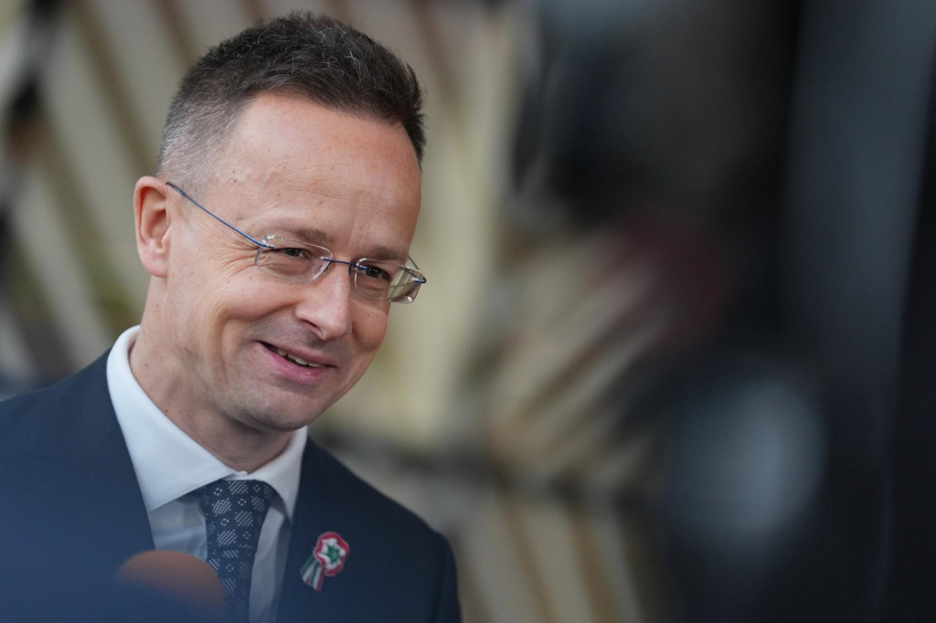 Maďarsk&yacute; minister zahraničn&yacute;ch vec&iacute; P&eacute;ter Szijj&aacute;rt&oacute;. FOTO: TASR/AP