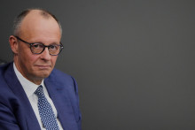 Na arch&iacute;vnej sn&iacute;mke z 18. marca 2026 nemeck&yacute; kancel&aacute;r Friedrich Merz. FOTO: TASR/AP