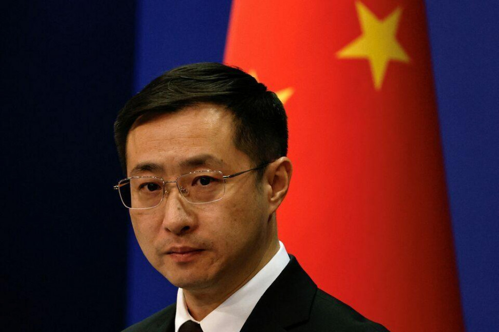 Hovorca č&iacute;nskeho ministerstva zahraničn&yacute;ch vec&iacute; Lin Ťien. FOTO: Reuters