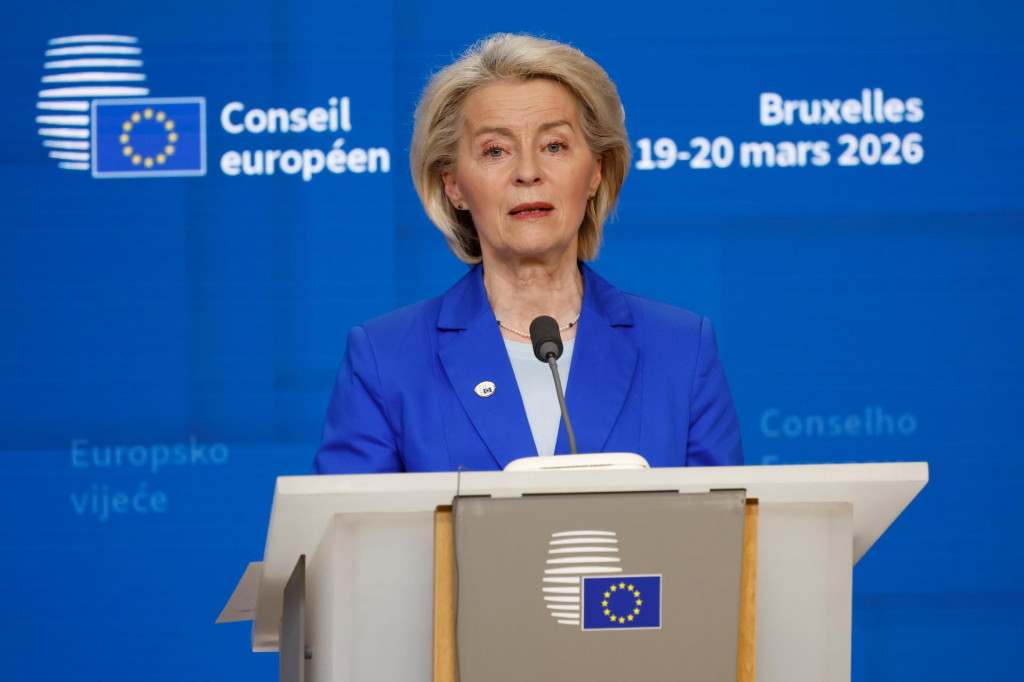 Na sn&iacute;mke predsedn&iacute;čka Eur&oacute;pskej komisie Ursula von der Leyenov&aacute;. FOTO: TASR/AP