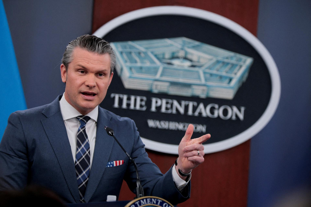 Americk&yacute; minister obrany Pete Hegseth. FOTO: Reuters