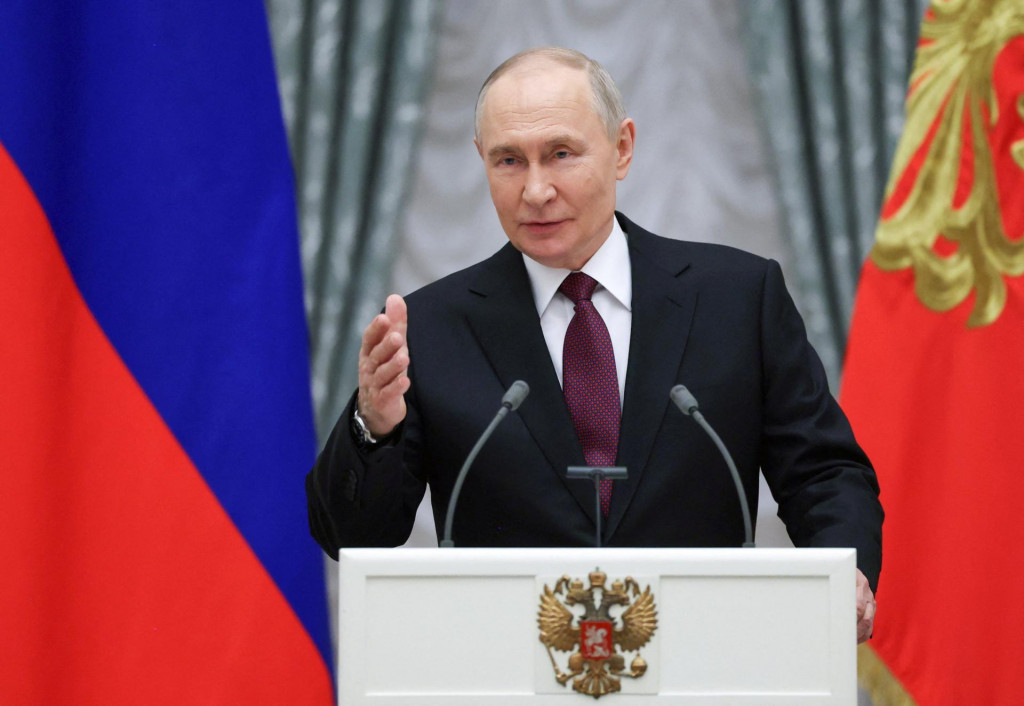 Rusk&yacute; prezident Vladimir Putin.

FOTO: REUTERS