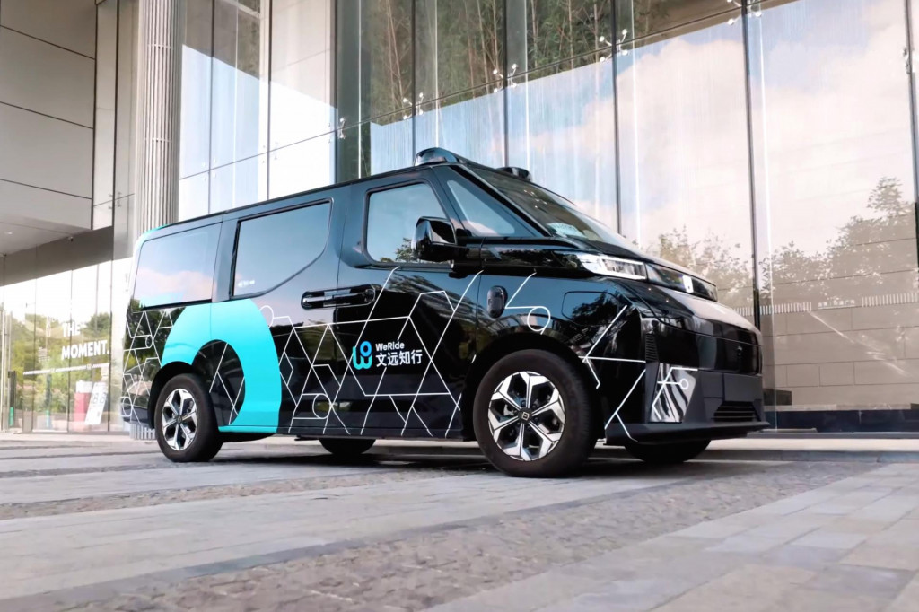 Robotaxi spoločnosti WeRide.
