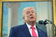 Trump podľa vlastn&yacute;ch slov p&ocirc;vodne očak&aacute;val r&yacute;chly zlom. FOTO TASR/AP