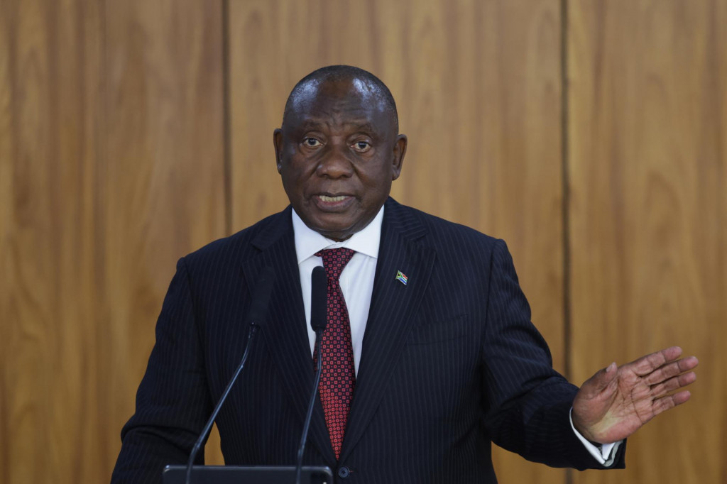 Juhoafrick&yacute; prezident Cyril Ramaphosa. FOTO: TASR/AP