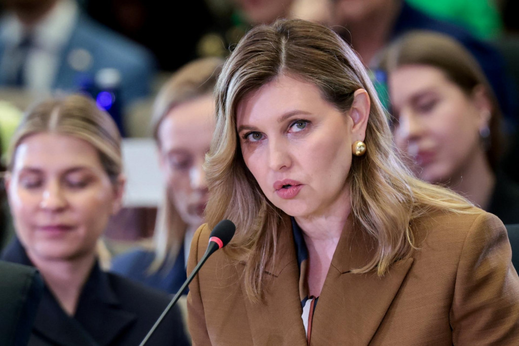 Prv&aacute; d&aacute;ma Ukrajiny Olena Zelensk&aacute;. FOTO: Reuters