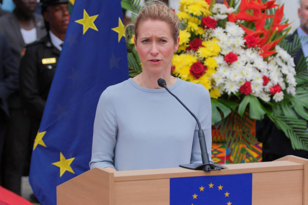 Vysok&aacute; predstaviteľka Eur&oacute;pskej &uacute;nie pre zahraničn&eacute; veci a bezpečnostn&uacute; politiku Kaja Kallasov&aacute;. FOTO: Reuters