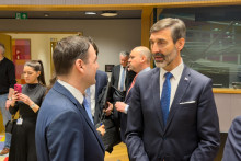 Na sn&iacute;mke vpravo minister zahraničn&yacute;ch vec&iacute; a eur&oacute;pskych z&aacute;ležitost&iacute; Juraj Blan&aacute;r. FOTO: TASR/MZVEZ