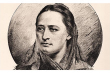 Česk&aacute; spisovateľka Božena Němcov&aacute; (1820 &ndash; 1862) na ilustr&aacute;cii Jana Vil&iacute;mka z konca 19. storočia.