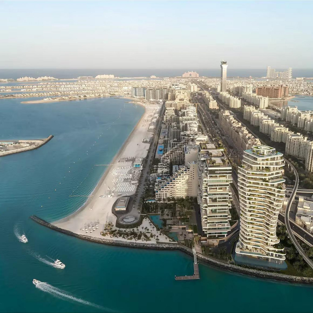 Vizualiz&aacute;cia luxusn&yacute;ch apartm&aacute;nov Ava na ostrove Palm Džumeira. FOTO: Omniyat