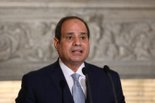 Egyptsk&yacute; prezident Abdal Fatt&aacute;h S&iacute;s&iacute;. FOTO: Reuters