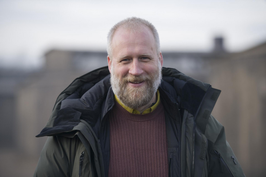 Peter Bebjak počas nat&aacute;čan&iacute;a jeho filmu Spr&aacute;va.