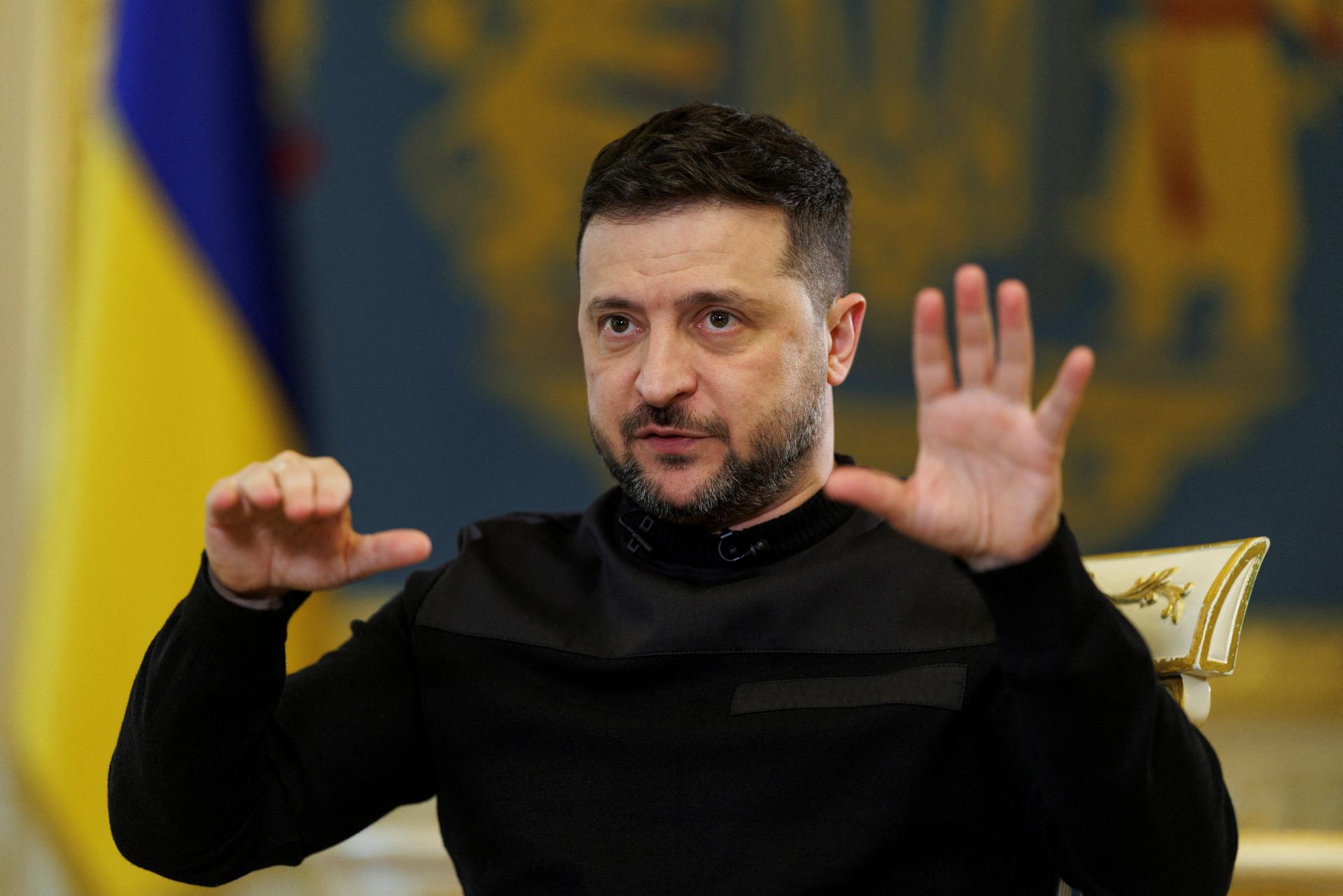 Zelenskyj: Rusko požaduje stiahnutie Ukrajiny z Donbasu za dva mesiace, budí to pochybnosti