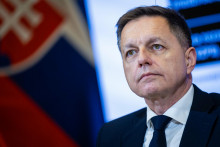Na sn&iacute;mke guvern&eacute;r N&aacute;rodnej banky Slovenska Peter Kažim&iacute;r. FOTO:TASR/J. Kotian