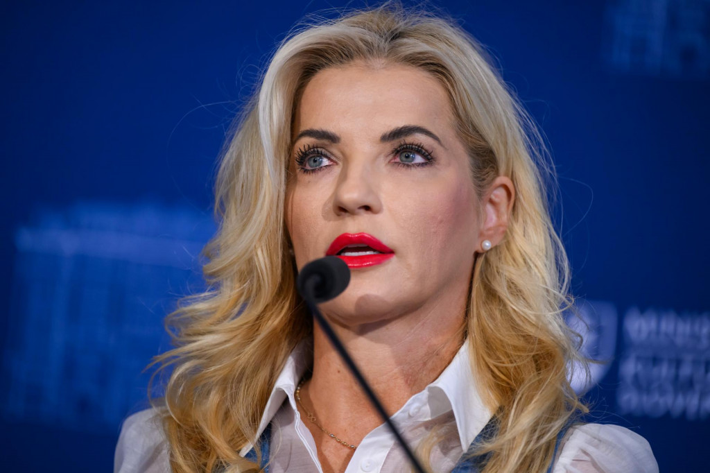 Ministerka kult&uacute;ry Martina &Scaron;imkovičov&aacute; (nominantka SNS). FOTO: TASR/Jaroslav Nov&aacute;k