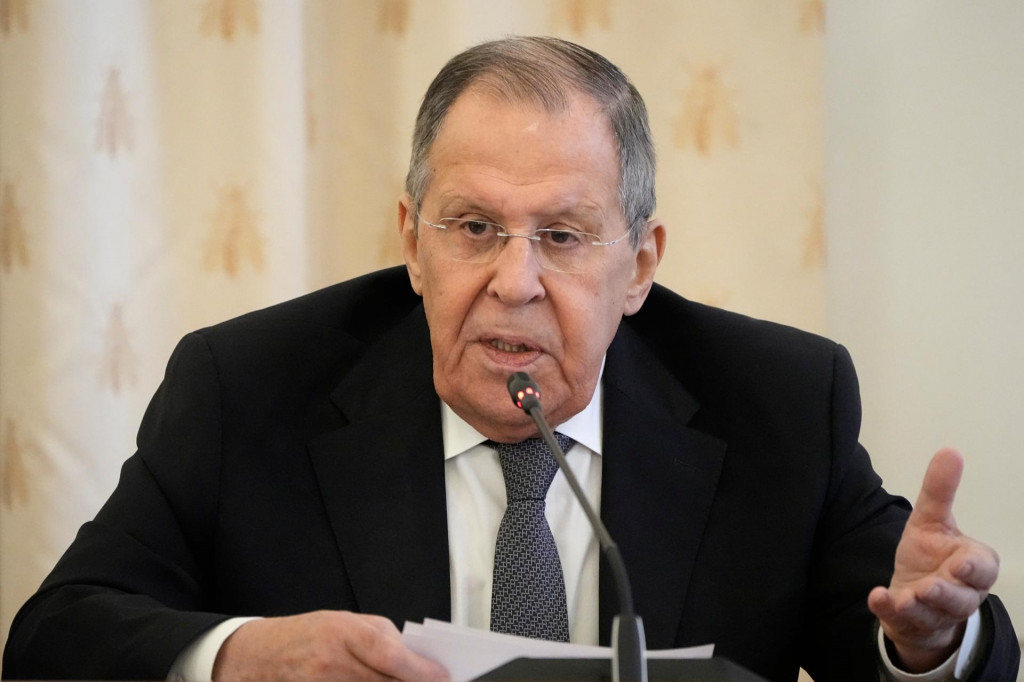 Rusk&yacute; minister zahraničn&yacute;ch vec&iacute; Sergej Lavrov. FOTO: TASR/AP
