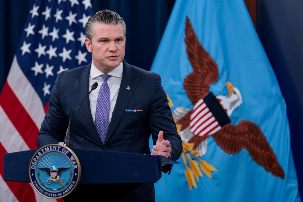 Americk&yacute; minister obrany Pete Hegseth. FOTO: Reuters