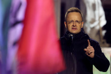 &Scaron;&eacute;f maďarskej diplomacie P&eacute;ter Szijj&aacute;rt&oacute;. FOTO: Reuters