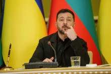Ukrajinsk&yacute; prezident Volodymyr Zelensky. FOTO: TASR/AP