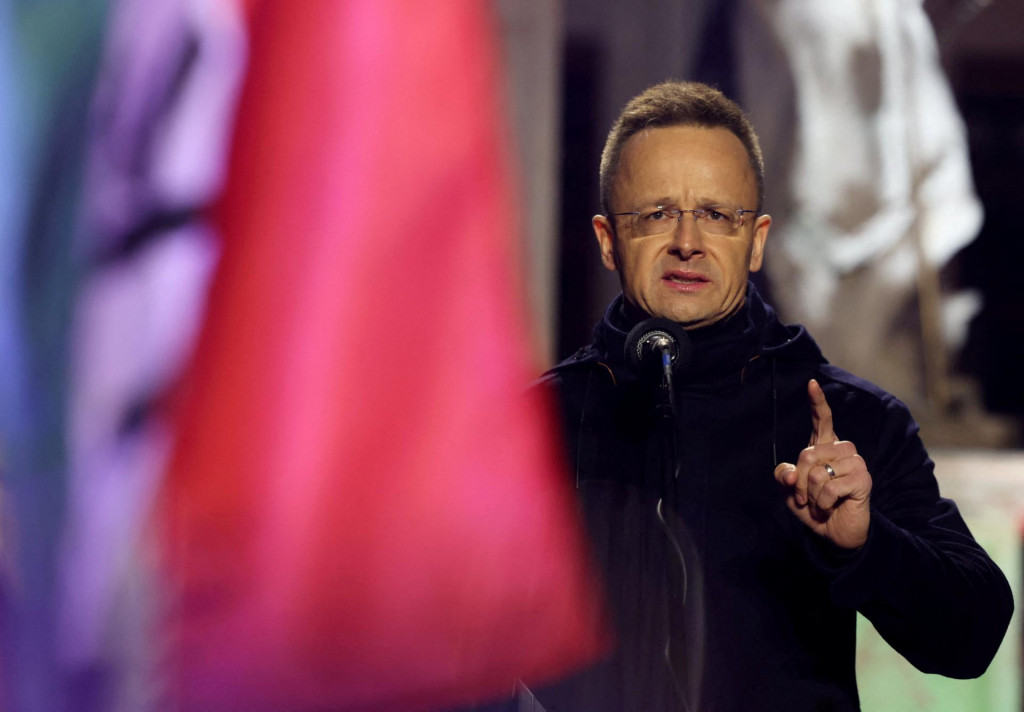 &Scaron;&eacute;f maďarskej diplomacie P&eacute;ter Szijj&aacute;rt&oacute;. FOTO: Reuters