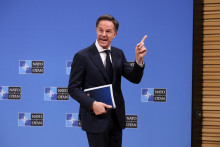 Gener&aacute;lny tajomn&iacute;k Severoatlantickej aliancie Mark Rutte. FOTO: REUTERS