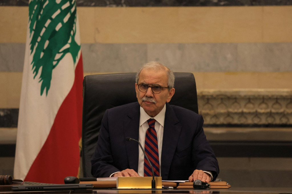 Libanonsk&yacute; premi&eacute;r Nawaf Salam. FOTO: REUTERS