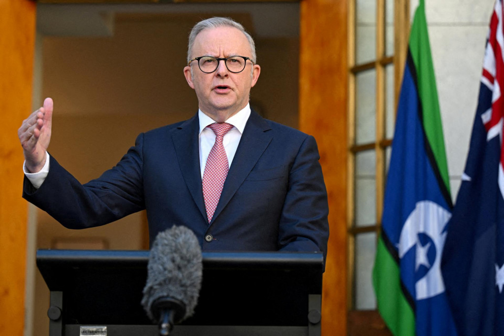 Austr&aacute;lsky premi&eacute;r Anthony Albanese. FOTO: REUTERS