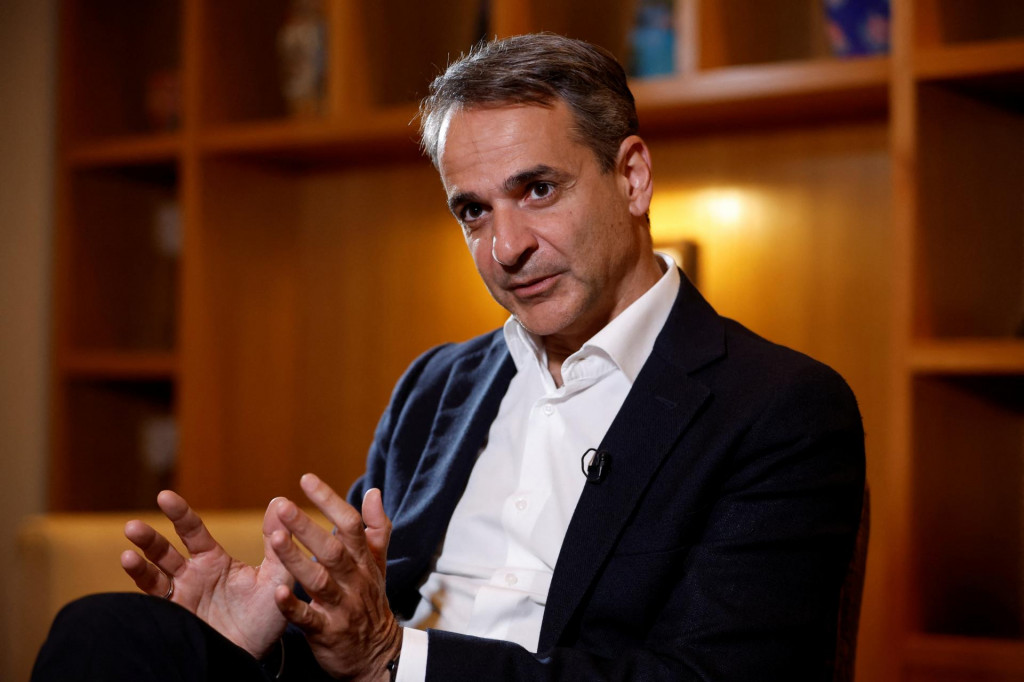 Gr&eacute;cky premi&eacute;r Kyriakos Mitsotakis. FOTO: REUTERS