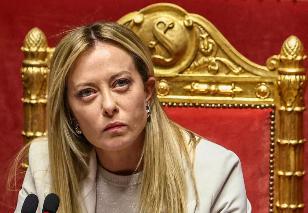 Talianska premi&eacute;rka Giorgia Meloniov&aacute;. FOTO: REUTERS