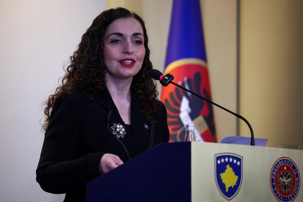 P&auml;ťročn&eacute; funkčn&eacute; obdobie kosovskej prezidentky Vjosy Osmaniovej sa v sobotu form&aacute;lne skončilo. FOTO: Reuters