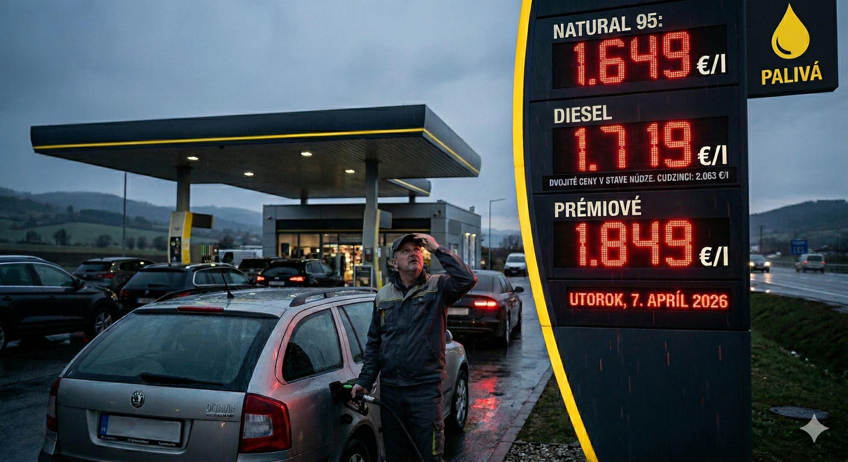 Ceny palív opäť vyskočili. Nafta zdražuje ešte rýchlejšie než benzín, pri tankovaní sa však stále dá ušetriť