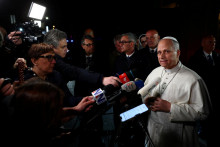 P&aacute;pež Lev XIV. FOTO: REUTERS