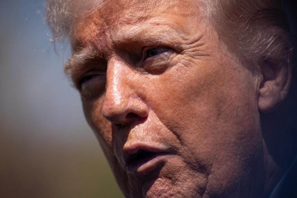 Na sn&iacute;mke americk&yacute; prezident Donald Trump. FOTO: TASR/AP