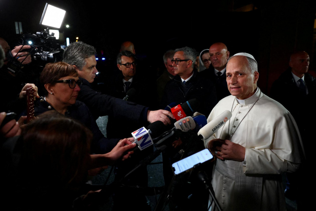 P&aacute;pež Lev XIV. FOTO: REUTERS