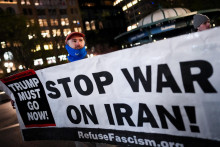 Protivojnov&eacute; protesty v New Yorku. FOTO: Reuters