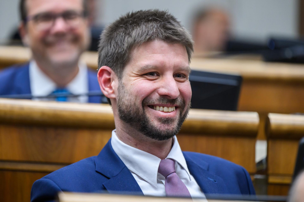 Opozičn&yacute; poslanec Michal &Scaron;imečka. FOTO: TASR/Jaroslav Nov&aacute;k