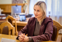 Krist&iacute;na Mikulov&aacute; pracuje v &scaron;trukt&uacute;rach Eur&oacute;pskej investičnej banky už vy&scaron;e osem rokov. FOTO: &Uacute;rad vl&aacute;dy Ukrajiny