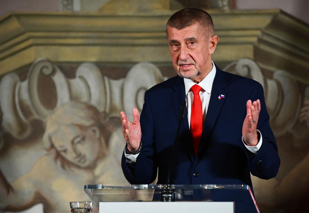 Na sn&iacute;mke predseda vl&aacute;dy Českej republiky Andrej Babi&scaron;. FOTO: TASR/Martin Medňansk&yacute;
