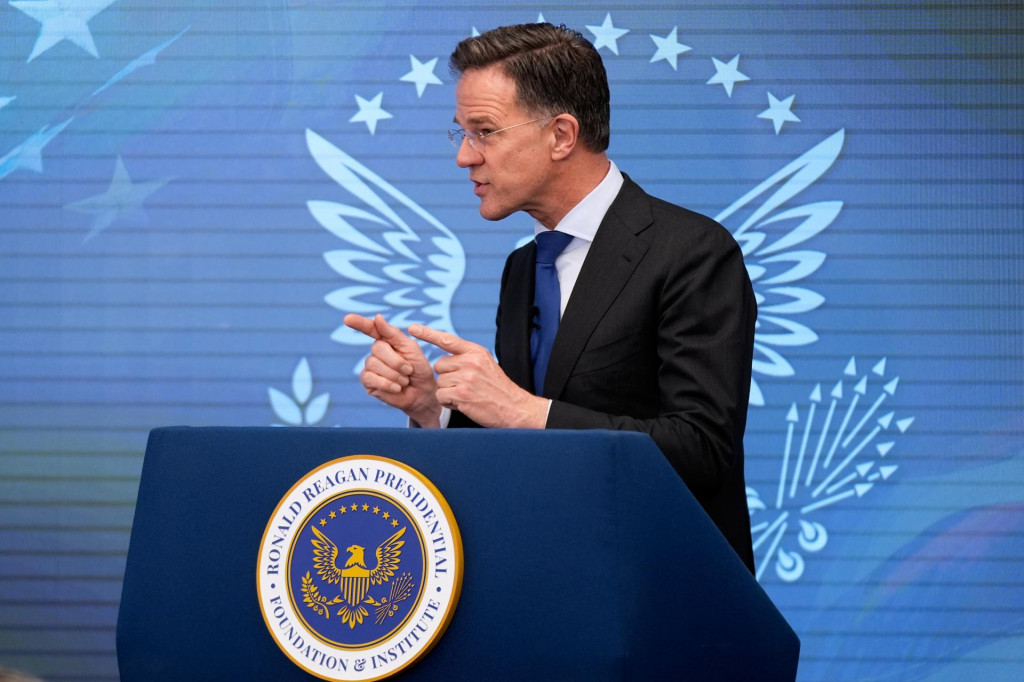 Gener&aacute;lny tajomn&iacute;k NATO Mark Rutte. FOTO: TASR/AP